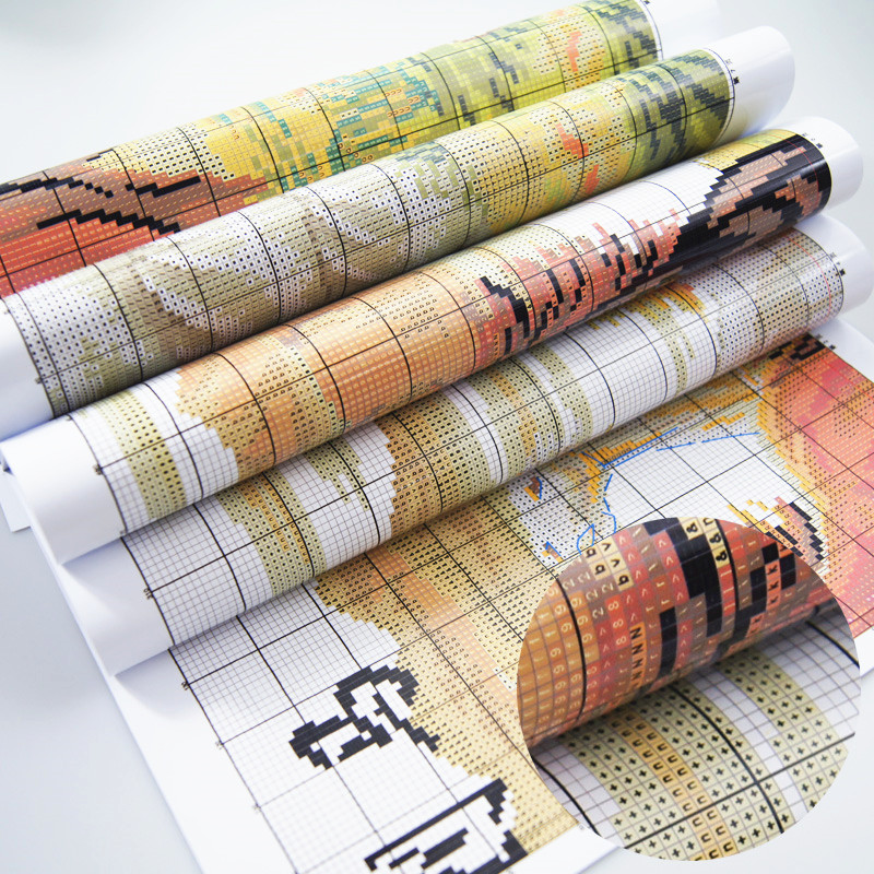 Set Sulaman Silang Motif Bunga - Napkin Folding Set ulasan dan harga
