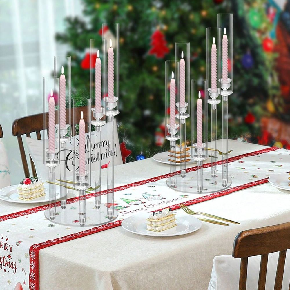 Lampu Lilin Akrilik 5 Lengan u - Centerpiece Stick ulasan dan harga