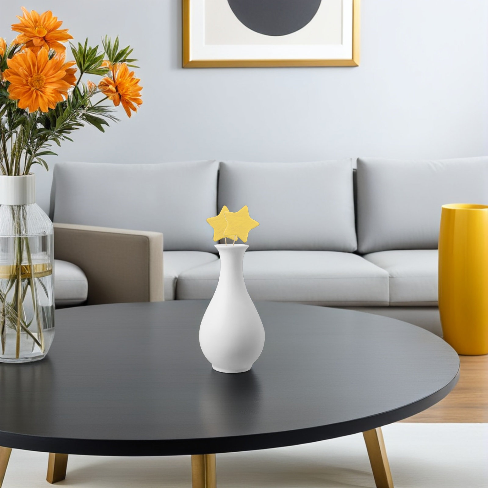 6 Buah Tongkat Bintang Kayu Mi - Centerpiece Stick ulasan dan harga