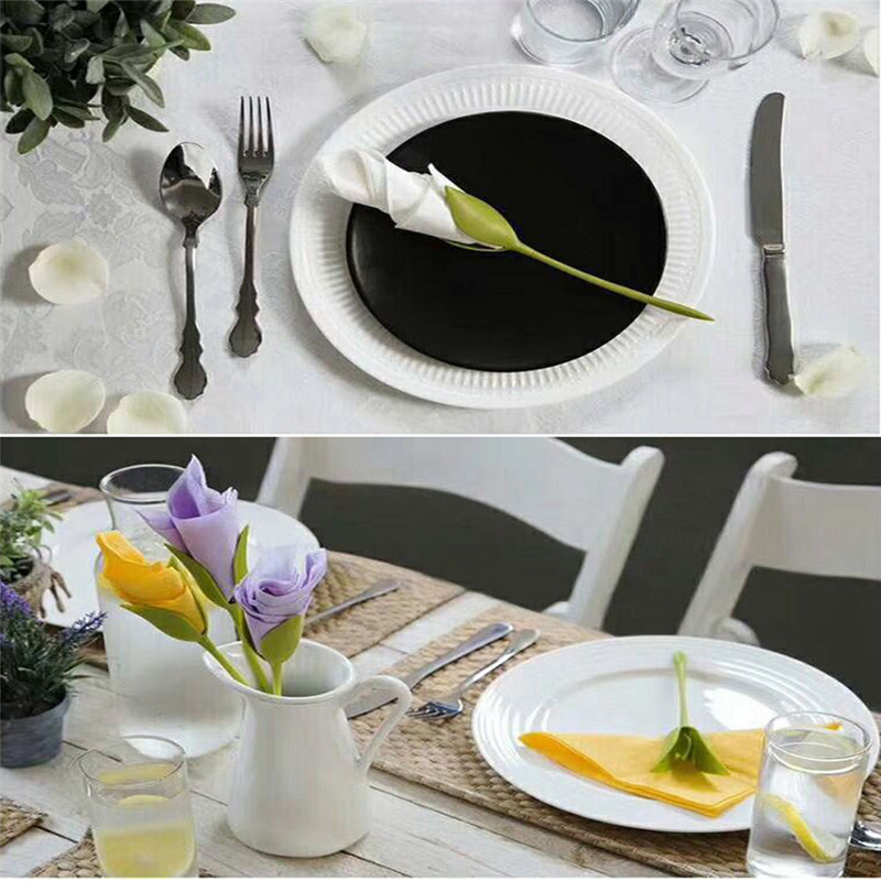 Alat pembuat bunga mawar dari  - Napkin Folding Set ulasan dan harga